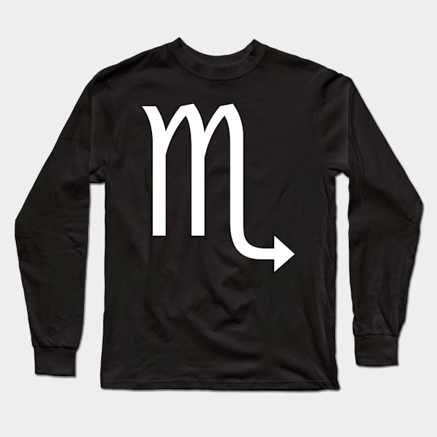 Scorpio Long Sleeve T-Shirt by Designzz